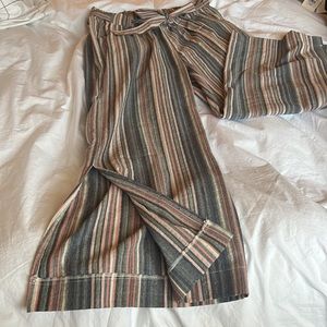 Striped light spring/summer pants